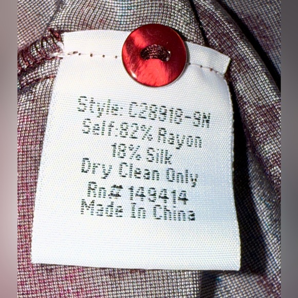 Johnny Was Velvet Floral Button Up Tunic 
Sz L - Picture 7 of 7